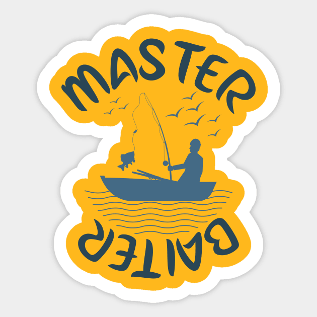 MASTER BAITER Sticker by Urshrt